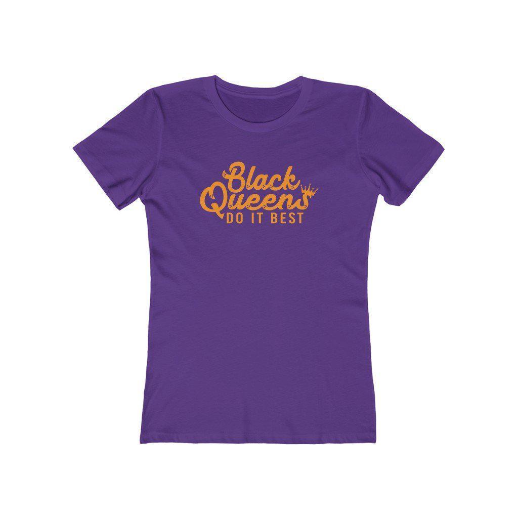 Black Queens Do It Best | Women's Fitted T-Shirt