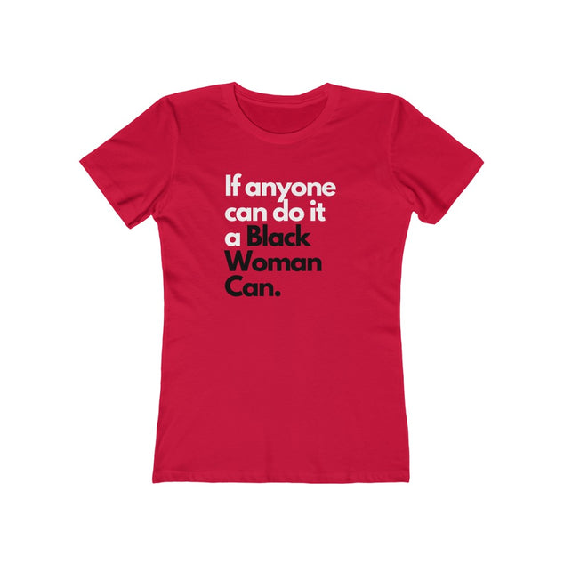 A Black Woman Can | Women's Fitted T-Shirt