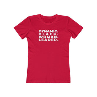 Dynamic Black Woman Leader | Women's Fitted T-Shirt