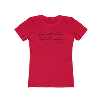 Dream with Ambition | Women's Fitted T-Shirt