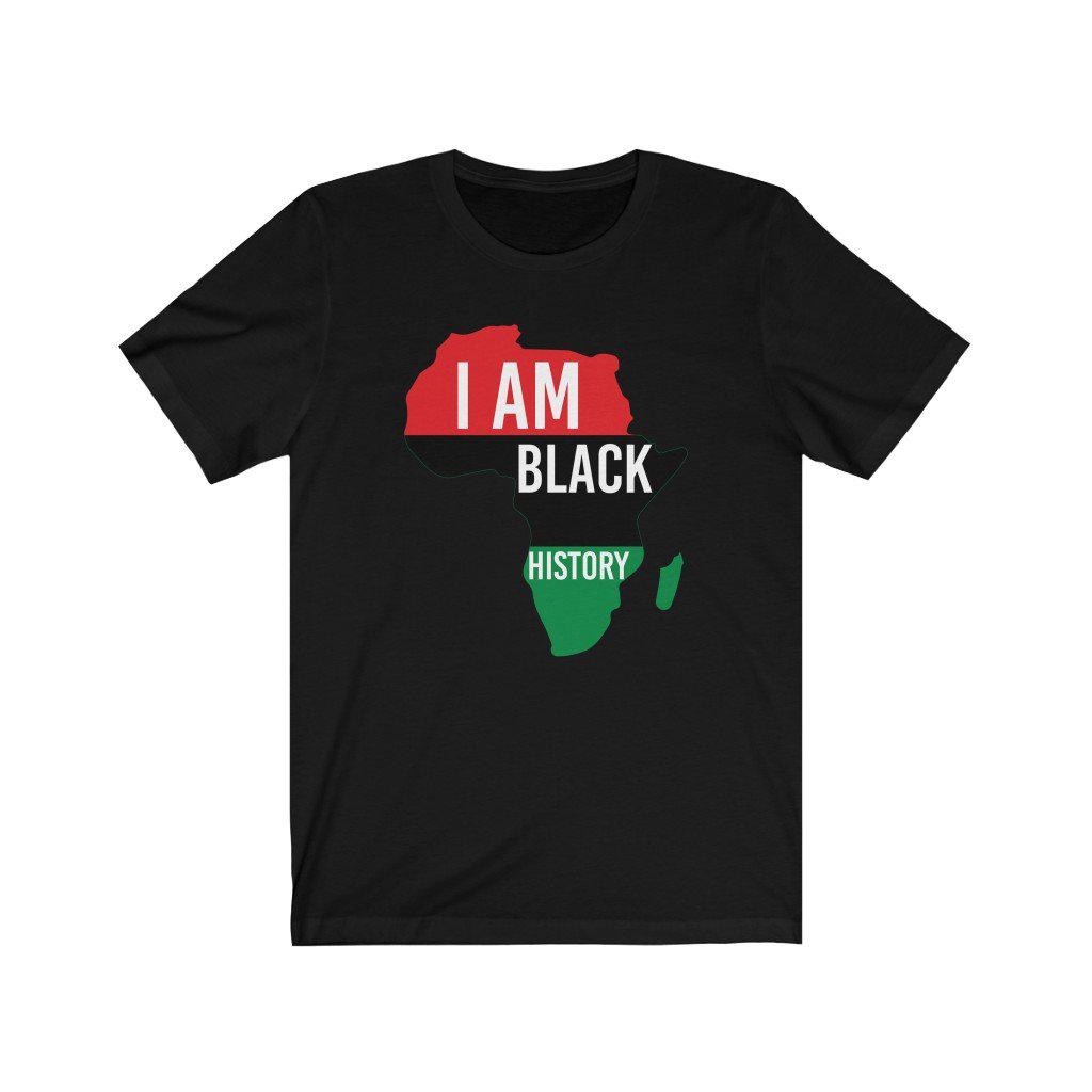 I AM Black History Map | Unisex T-Shirt