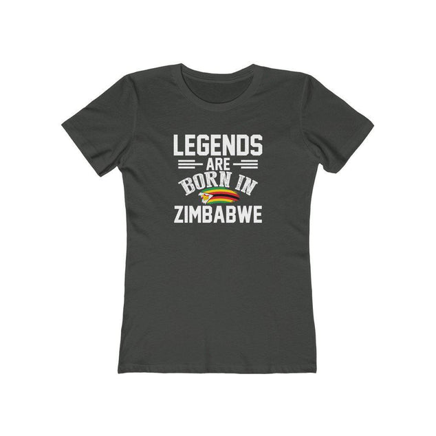 Legends are Born in Zimbabwe | Women's Fitted T-Shirt