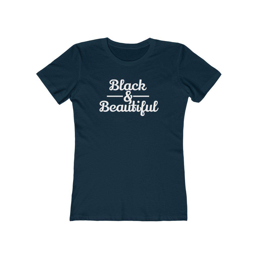 Black & Beautiful | Women's Fitted T-Shirt