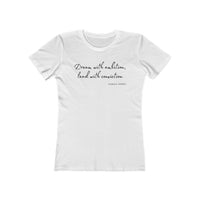 Dream with Ambition | Women's Fitted T-Shirt