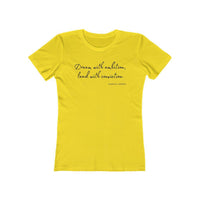 Dream with Ambition | Women's Fitted T-Shirt