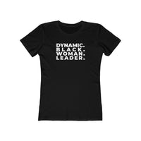 Dynamic Black Woman Leader | Women's Fitted T-Shirt