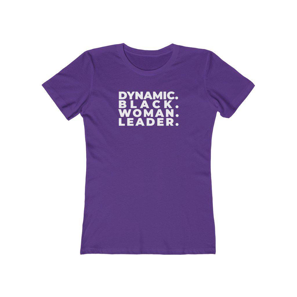 Dynamic Black Woman Leader | Women's Fitted T-Shirt