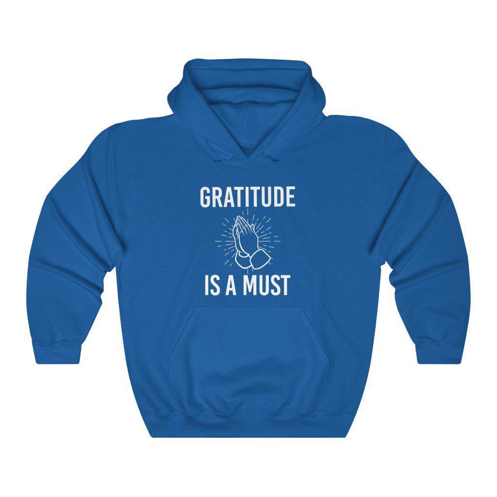 Gratitude is a Must | Unisex Hooded Sweatshirt | Hoodie