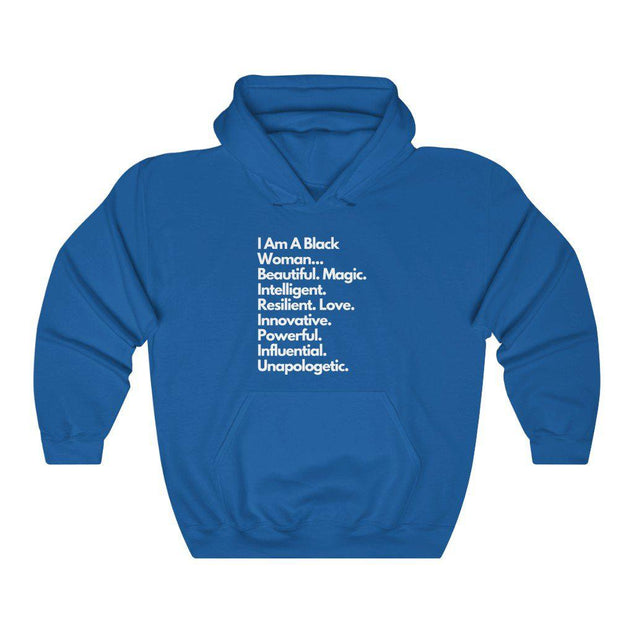 I am a Black Woman | Unisex Hooded Sweatshirt | Hoodie
