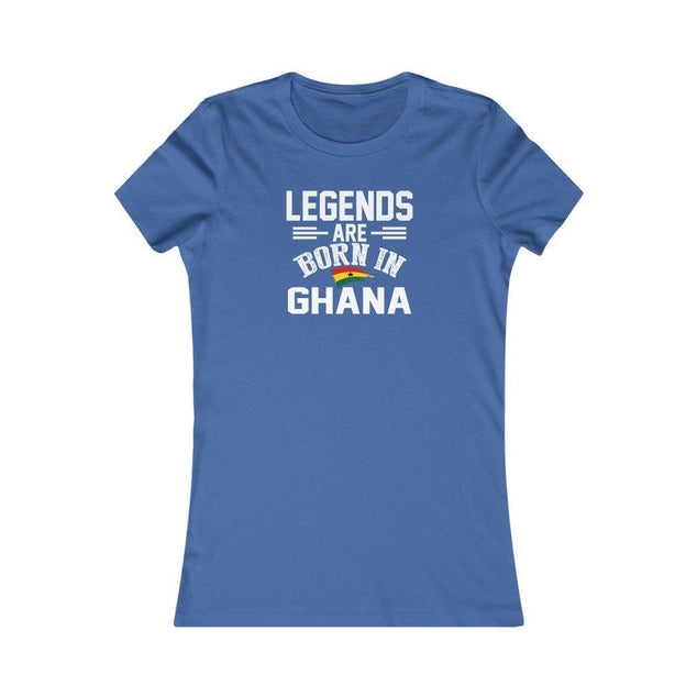 Legends are Born in Ghana | Women's Fitted T-Shirt