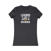 Legends are Born in Ghana | Women's Fitted T-Shirt