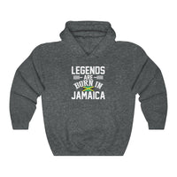Legends are Born in Jamaica | Unisex Hooded Sweatshirt | Hoodie