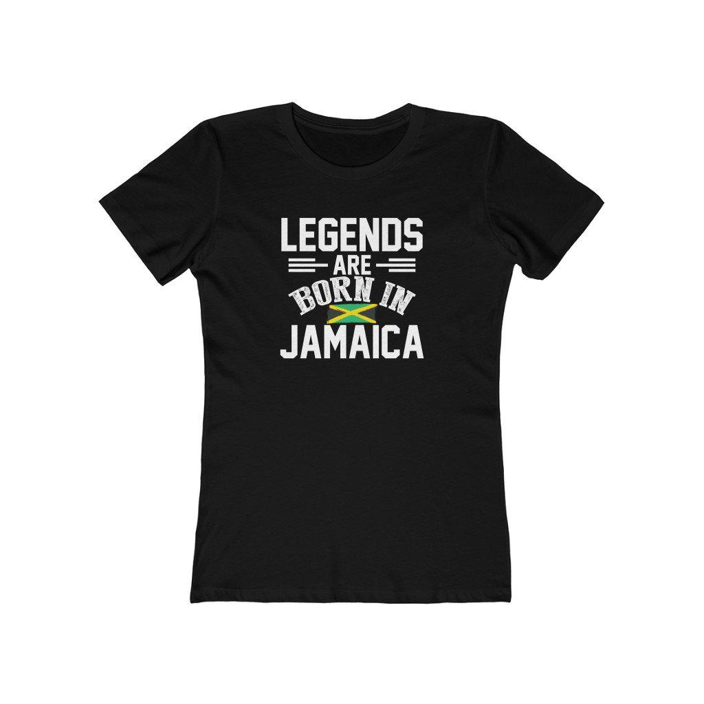 Legends are Born in Jamaica | Women's Fitted T-Shirt