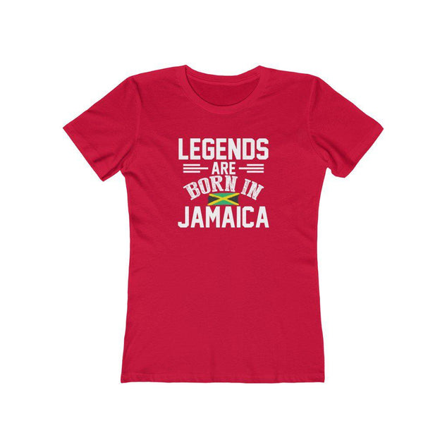 Legends are Born in Jamaica | Women's Fitted T-Shirt