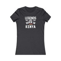 Legends are Born in Kenya | Women's Fitted T-Shirt