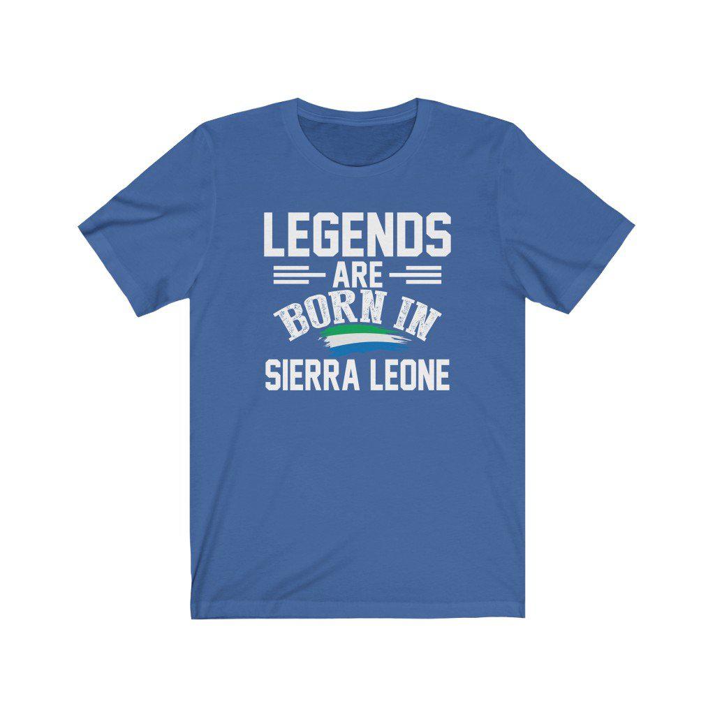Legends are Born in Sierra Leone | Unisex T-Shirt