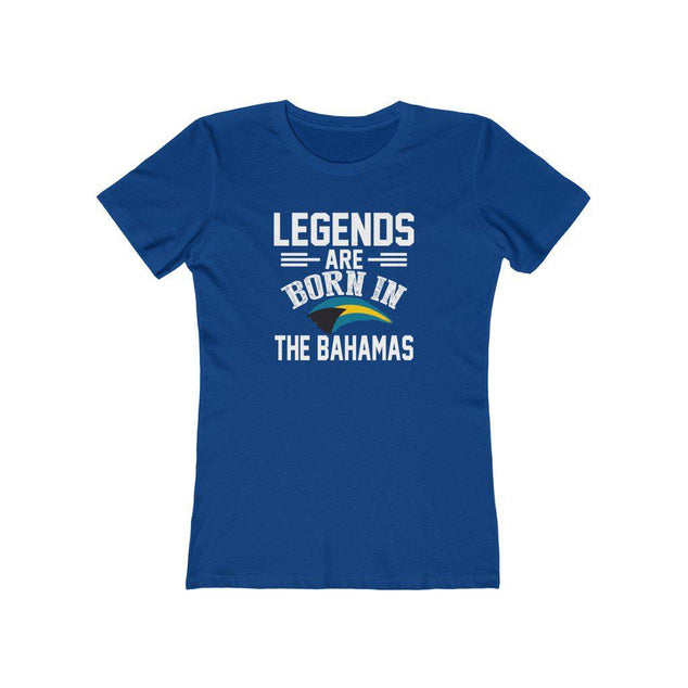 Legends are Born in The Bahamas | Women's Fitted T-Shirt