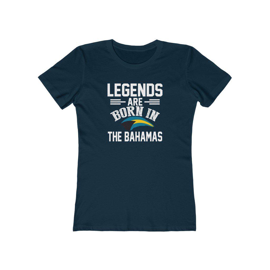 Legends are Born in The Bahamas | Women's Fitted T-Shirt