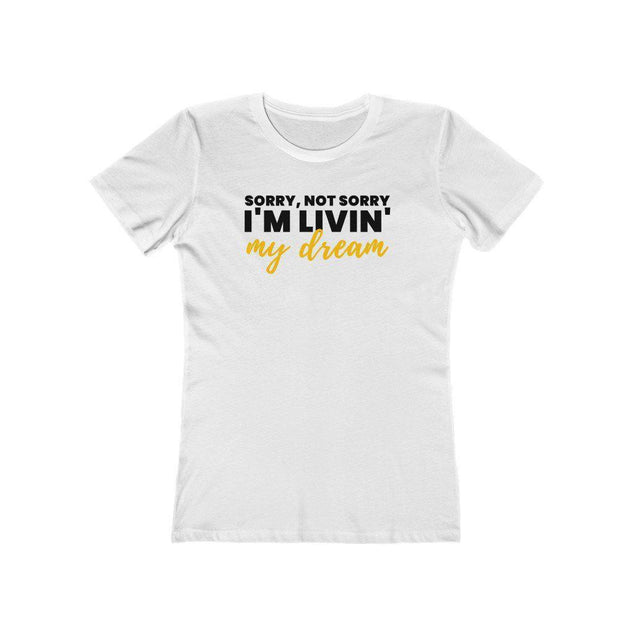 Livin' My Dream | Women's Fitted T-Shirt