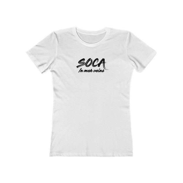 Soca in Meh Veins | Women's Fitted Soca T-Shirt