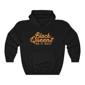 Black Queens Do It Best | Unisex Hooded Sweatshirt | Hoodie