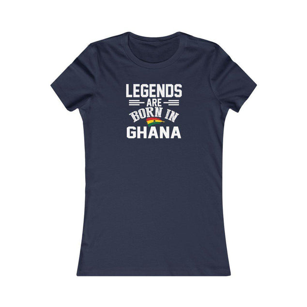 Legends are Born in Ghana | Women's Fitted T-Shirt
